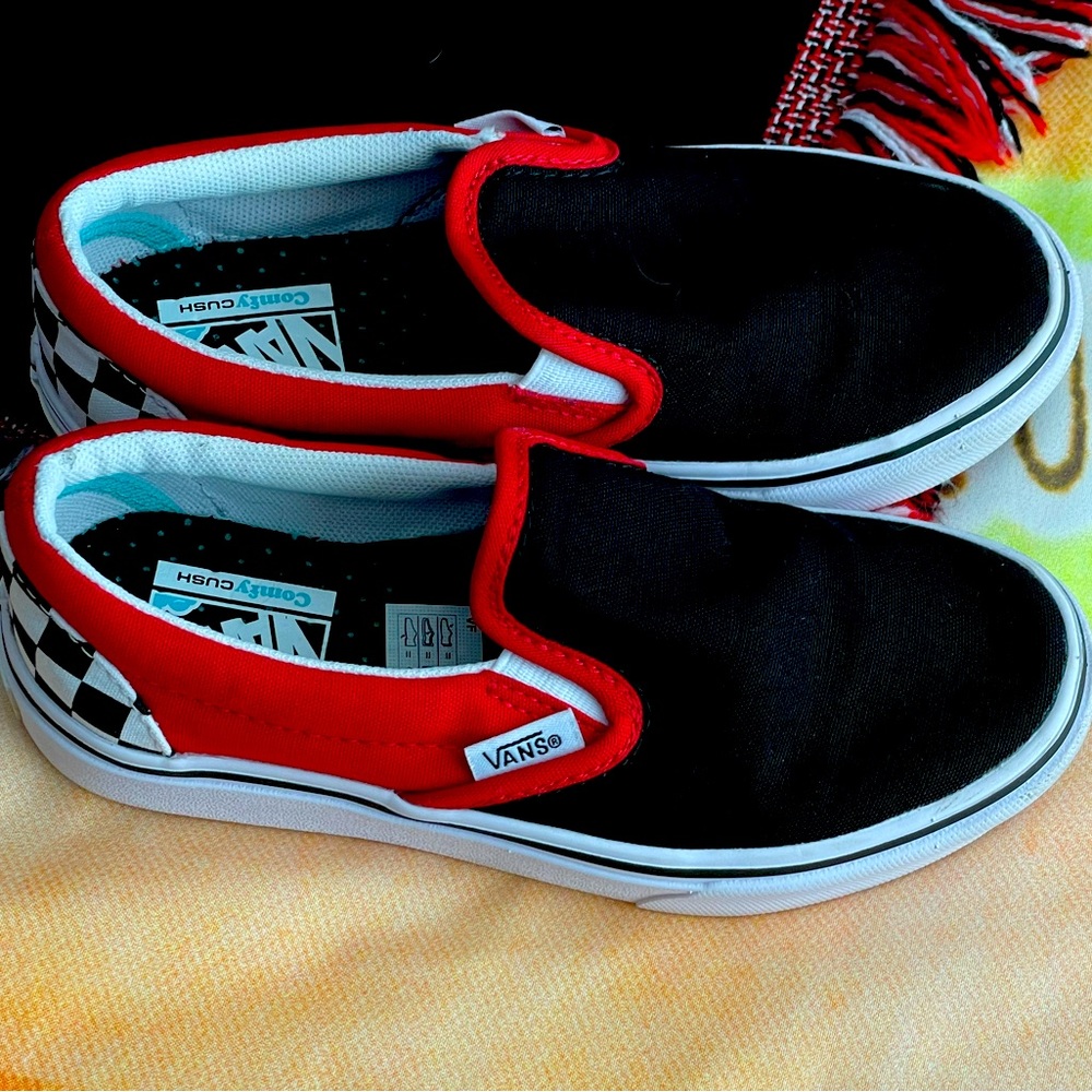 Boys Vans size 13 like new worn once